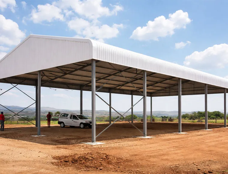 Industrial Steel Warehouse Building with Q355B Structural Frame