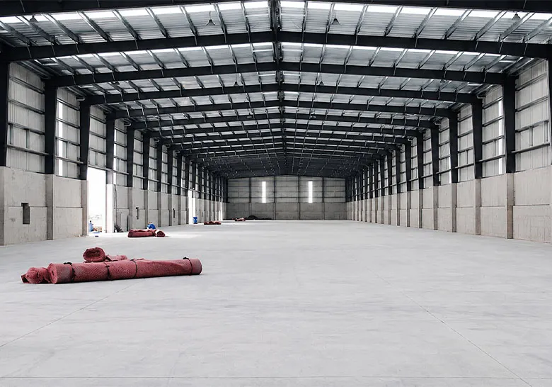Large Overhang Canopy Steel Structure Warehouse