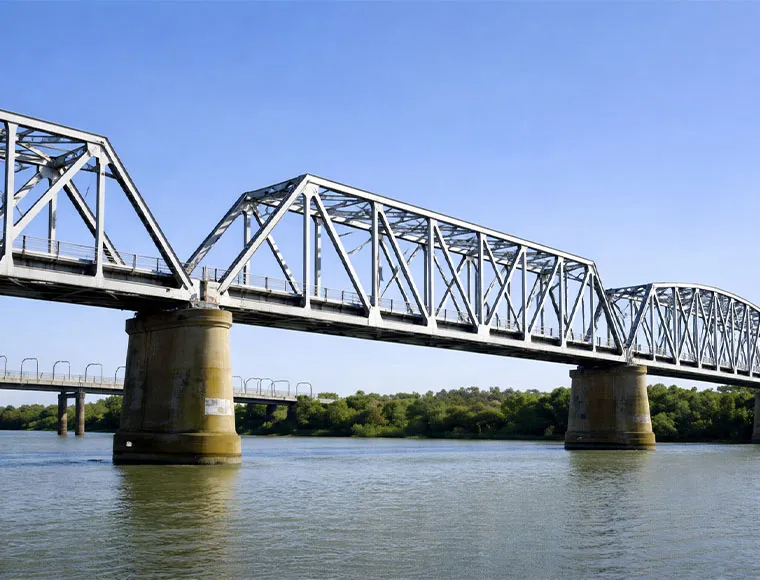 Heavy Duty Welded Steel Plate Girder Bridge