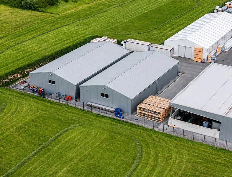 Metal Shed Logistics Warehouse Storage