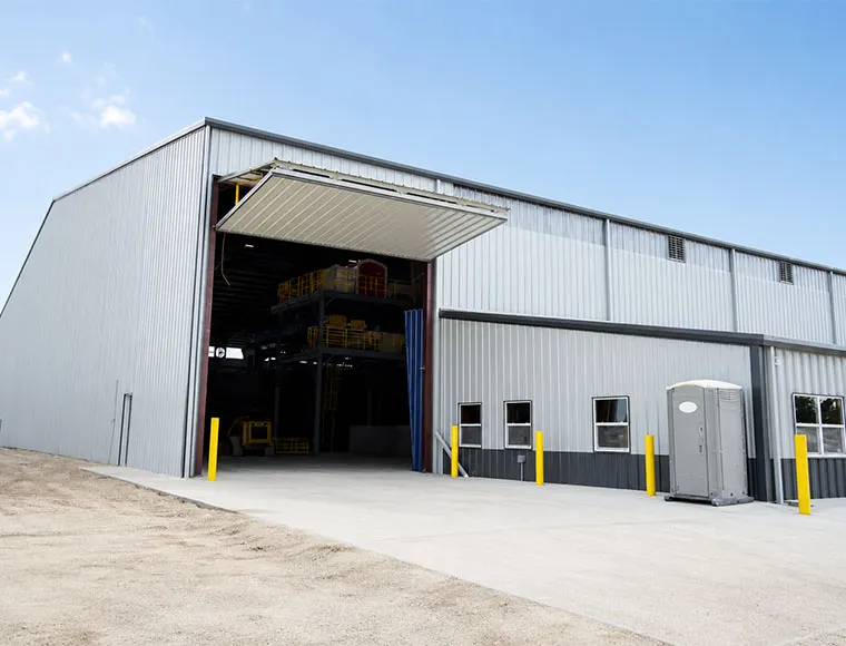 High Rise Prefabricated Steel Hall Warehouse Shed