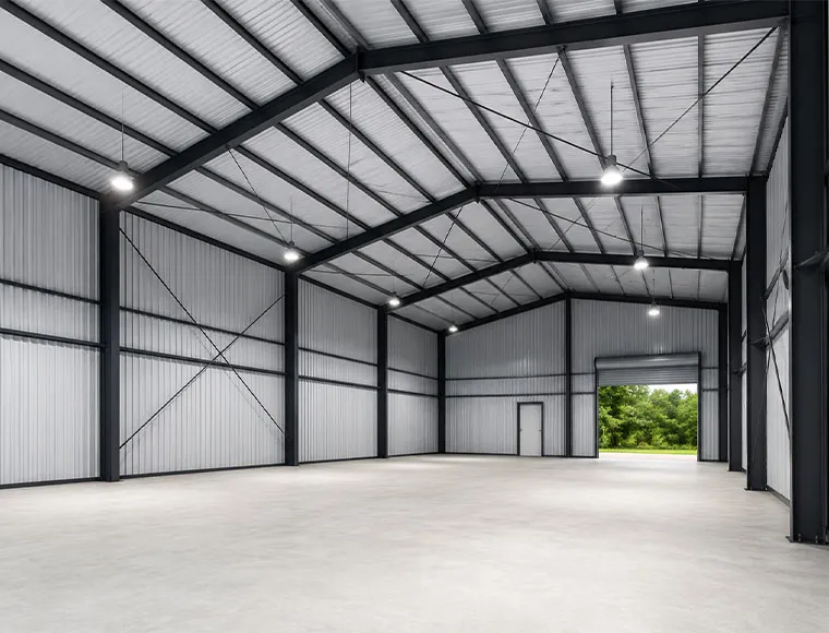 High Rise Prefabricated Steel Hall Warehouse Shed