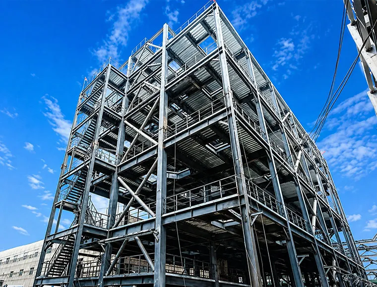 Multi-Storey Prefabricated Steel Structure Warehouse