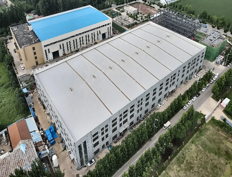 Open Wall Designed Clear Span High Rise Prefabricated Steel Hall Warehouse Shed