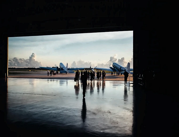 Pre Fabricated Steel Structure Hangar