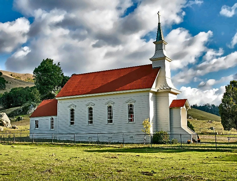 Popular Gable Frame Church Modern Metal Structure Steel Building