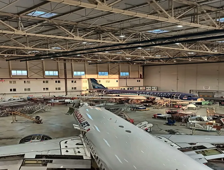 High Rise Steel Structure Prefab Airplane Hangar Metal Aircraft Hangars Warehouse