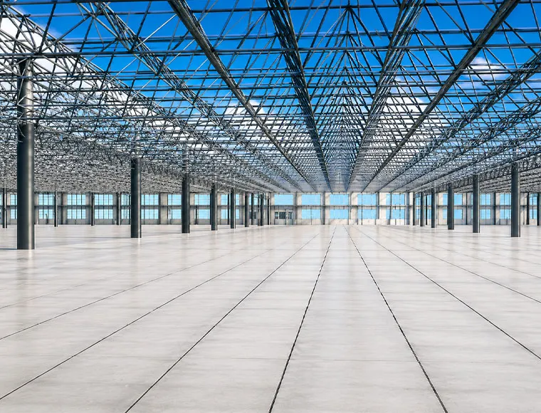 Prefab Space Frame Construction Structure Industrial Metal Building Storage Units