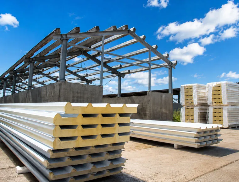 High Strength Prefab Industrial Steel Building Hangar Bridge Warehouse Construction