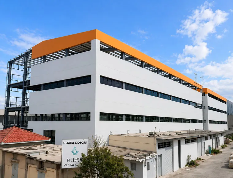 Heavy Duty Multi-Story Steel Structure Building for Industrial Projects with Customizable Design