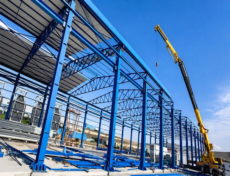 High Strength Corrosion Resistant Galvanized Steel Building Factory with Customizable Design