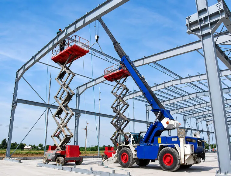 Prefabricated Steel Frame Steel Structure Building Warehouse Workshop Q235 Q355B