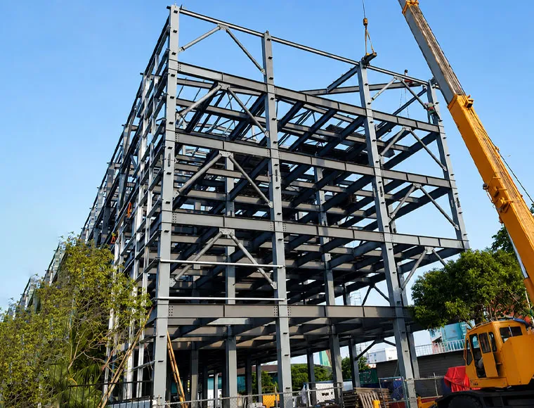 Prefabricated Steel Frame Steel Structure Building Warehouse Workshop Q235 Q355B
