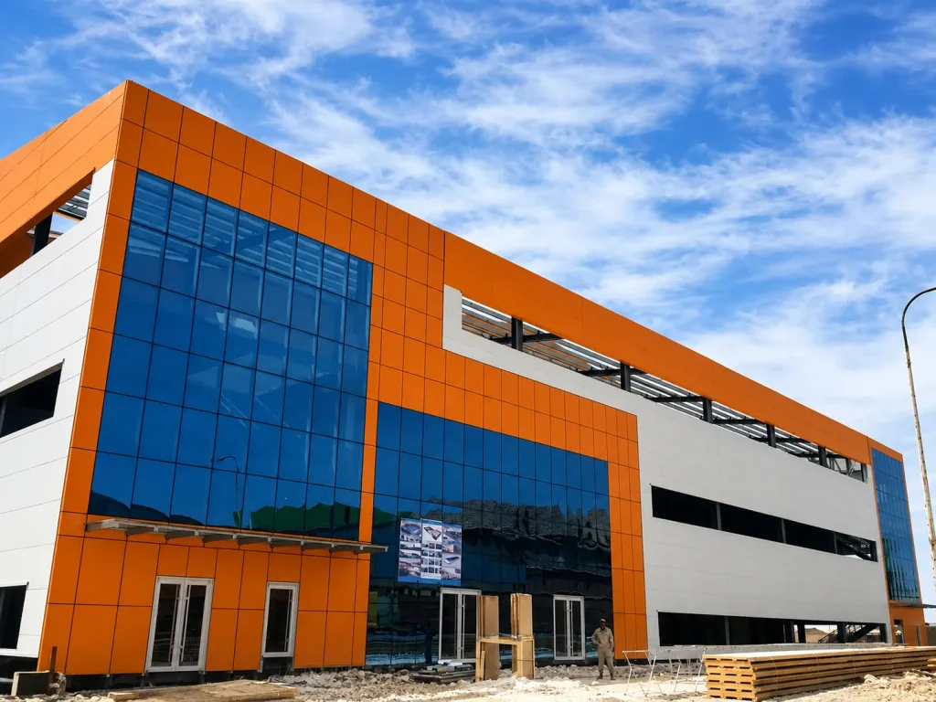 Steel Structure Warehouse For Algeria Television Factory