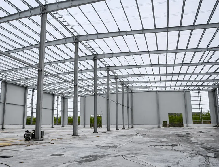 Durable Steel Frame Structure for Workshop and Factory Buildings
