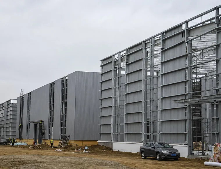 Durable Steel Frame Structure for Workshop and Factory Buildings