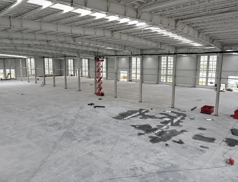 Durable Steel Frame Structure for Workshop and Factory Buildings