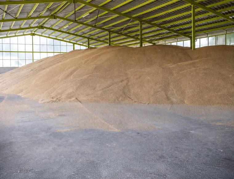 Prefab Steel Agricultural Storage Buildings for Grain & Equipment Warehouses