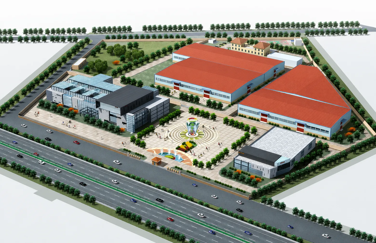 KXD Completes Angola Industrial Park & Shopping Mall Steel Structure Project