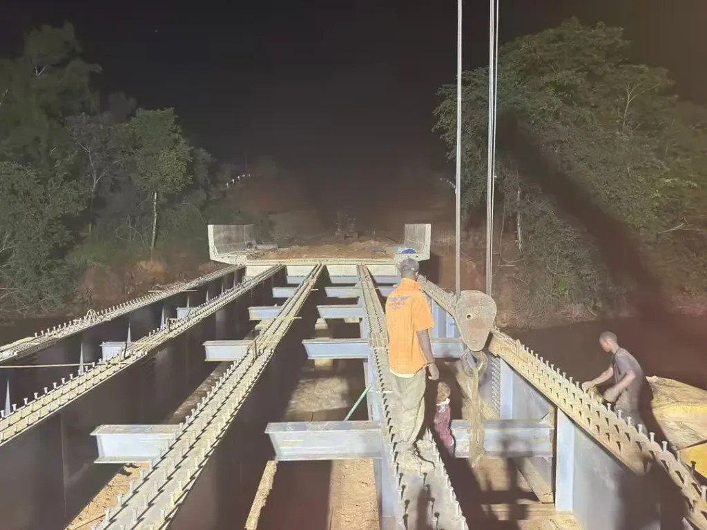 H-Beam Steel Bridge Export to Tanzania