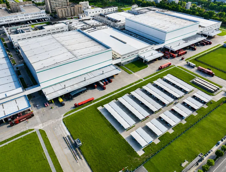 Pre-Engineered Steel Structure Warehouse & Logistics Hubs