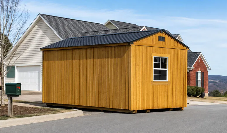 Modular Metal Storage Shed Kits for Garden & Utility Use
